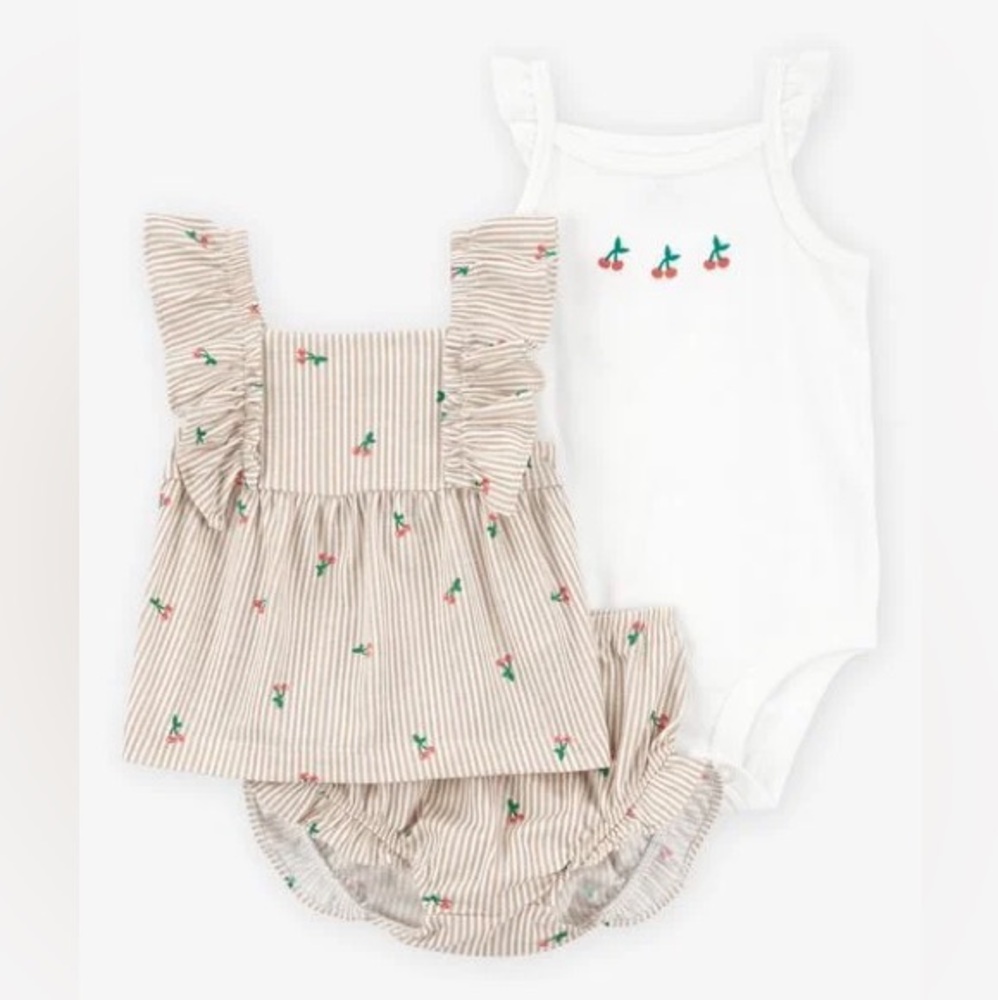 Cherry print set